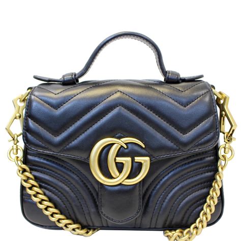 gucci top handle bag marmont|gucci marmont mini street style.